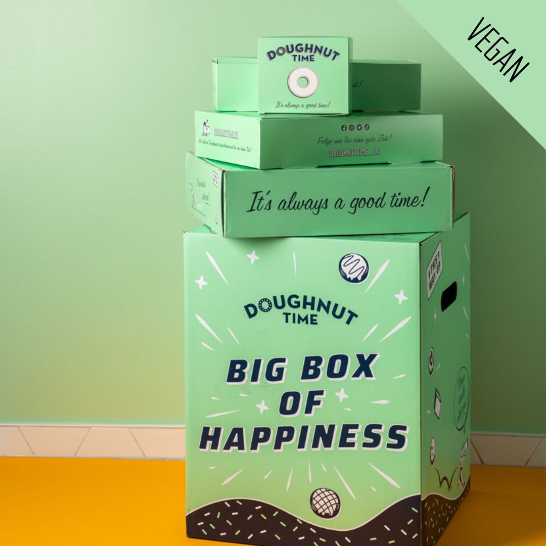 Boîte à beignets vegan pour fête (24 pièces)