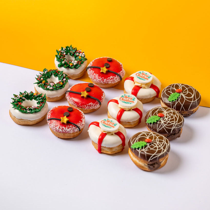 "Les favoris du Père Noël" boîte cadeau mini-donuts
