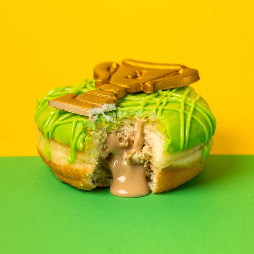 Boîte cadeau de beignets de football (végétalien)