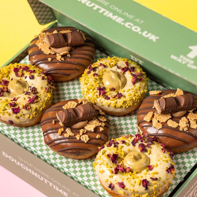 "Cioccolato-Pistacchio" Confezione regalo di ciambelle