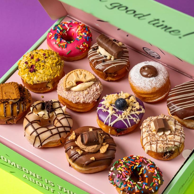 "DT Deluxe Dozen" boîte cadeau mini-donuts