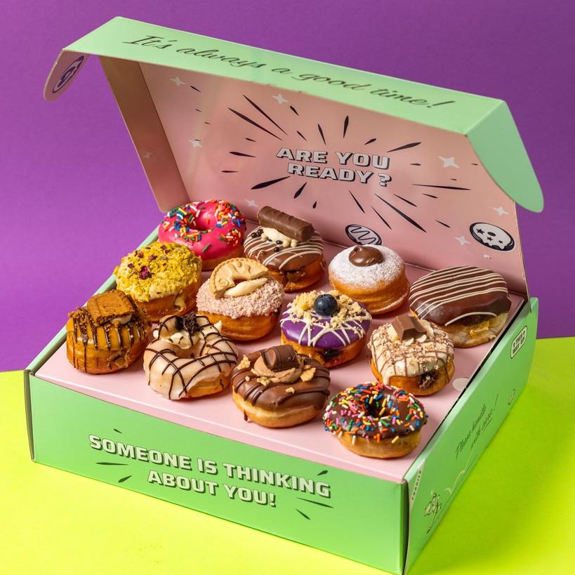 "DT Deluxe Dozen" boîte cadeau mini-donuts