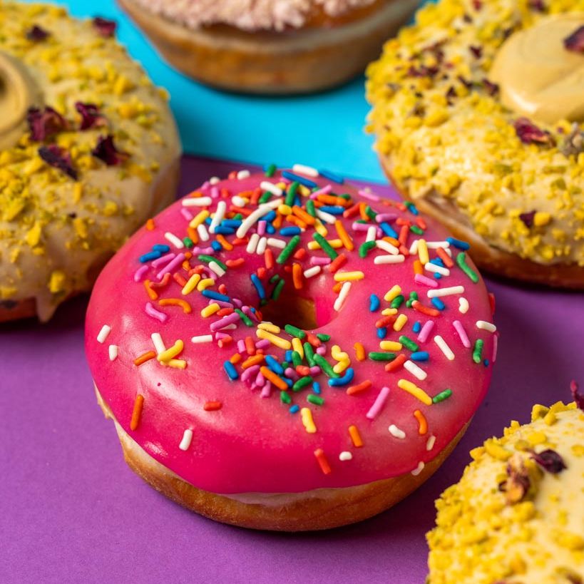 "Scatola regalo per ciambelle "Paradiso al pistacchio