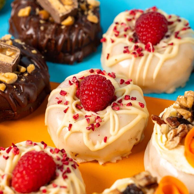 "Baked All-Stars" boîte cadeau de mini-gâteaux donuts sans gluten (12 pièces)