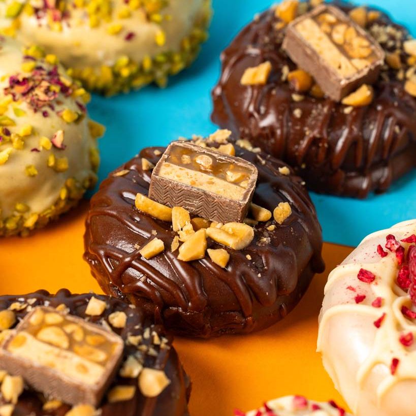 "Baked All-Stars" boîte cadeau de mini-gâteaux donuts sans gluten (12 pièces)
