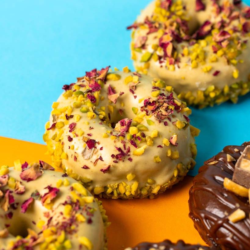 "Baked All-Stars" boîte cadeau de mini-gâteaux donuts sans gluten (12 pièces)
