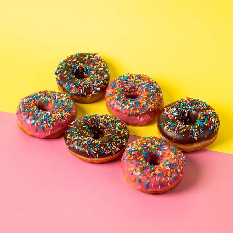 Boîte à beignets vegan pour fête (24 pièces)