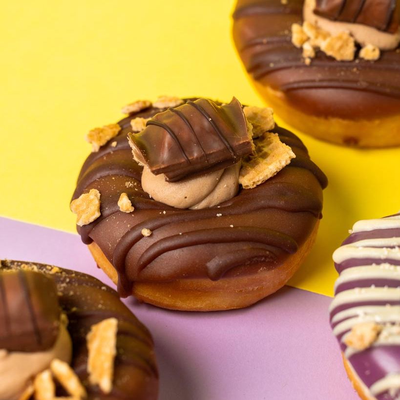 "Confezione regalo di mini ciambelle "Riempite d'amore