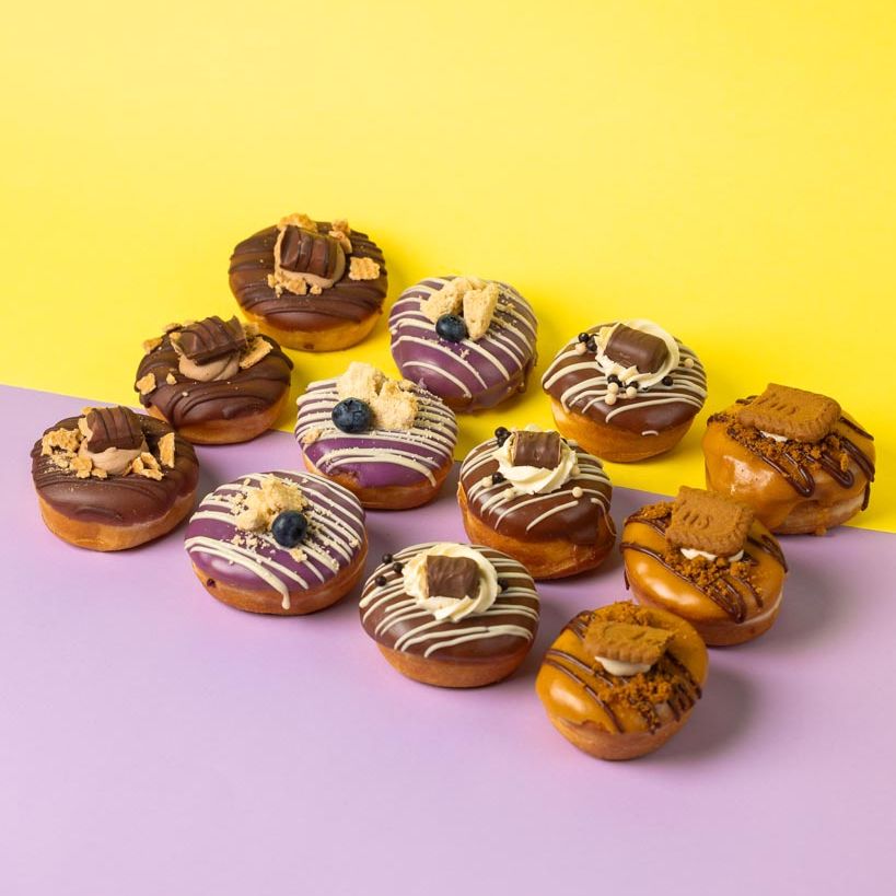 "Confezione regalo di mini ciambelle "Riempite d'amore