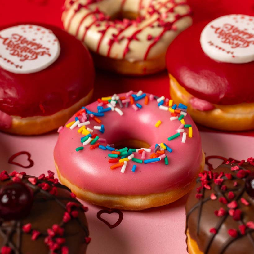 Caja de regalo mini donuts "Especial San Valentín" (VG)