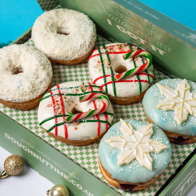"Vegane Weihnachten" Donut Geschenkbox (VG)