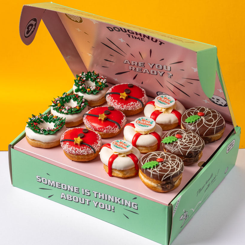 "Santa's Favourites" Mini-Donut Geschenkbox