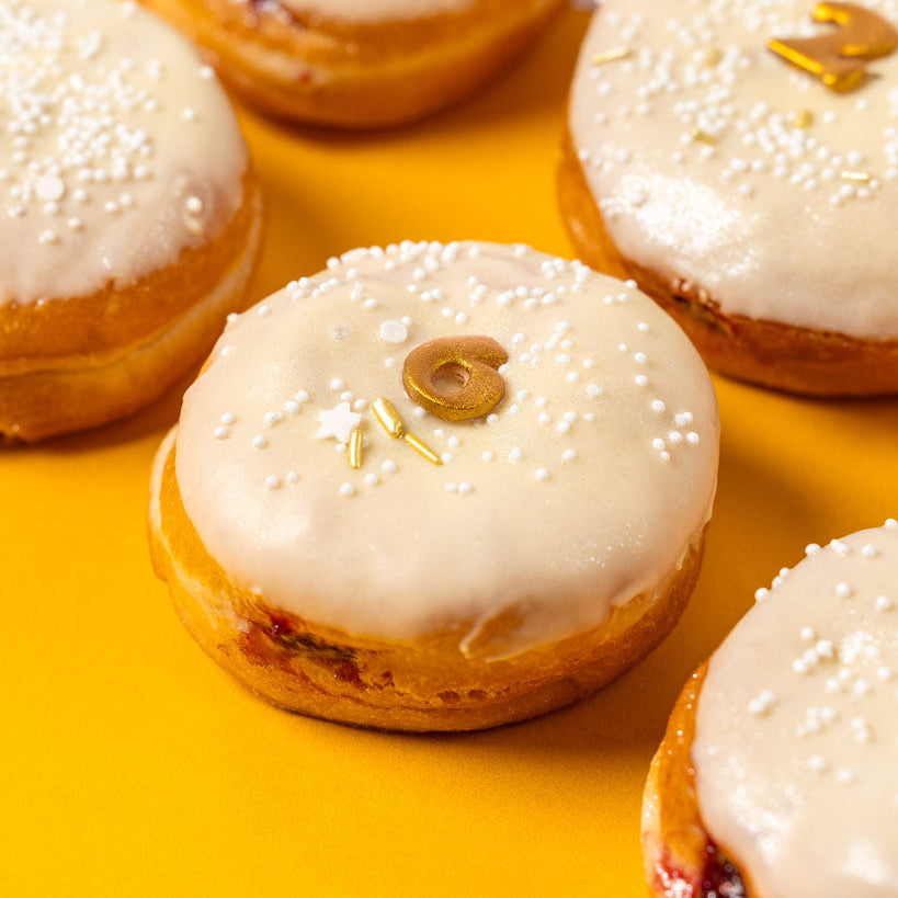 Boîte festive Mini-Donuts Nouvel An (VG)