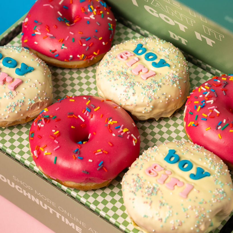 Gender Reveal Doughnut gift box (vegan)