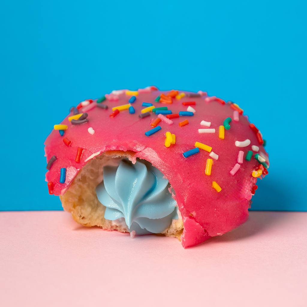 Caja de regalo para mini donuts (vegano)