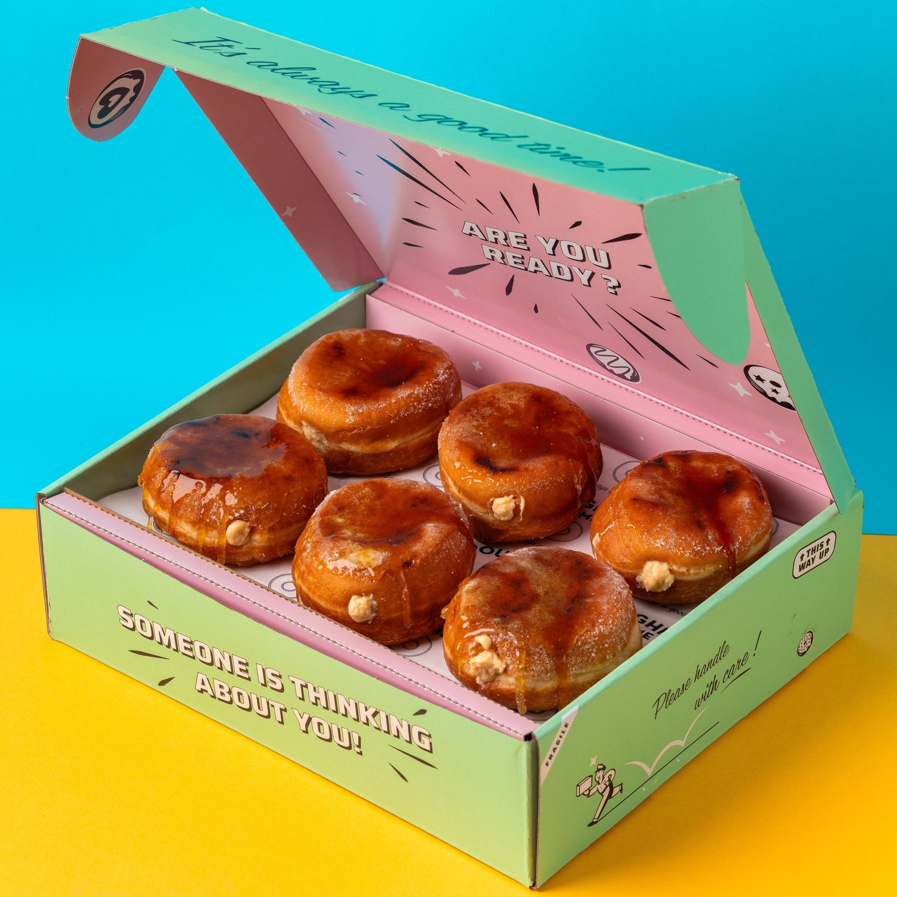 Vegane Donut Partyservice-Geschenkbox