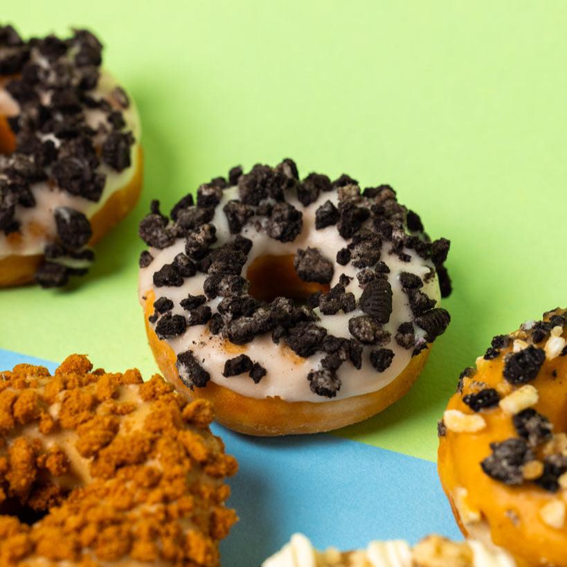 "Coffee Break" Mini-Donut Geschenkbox (vegan)