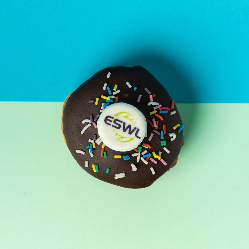 Corporate "Speciale Festa della Donna" cofanetto regalo di mini donut