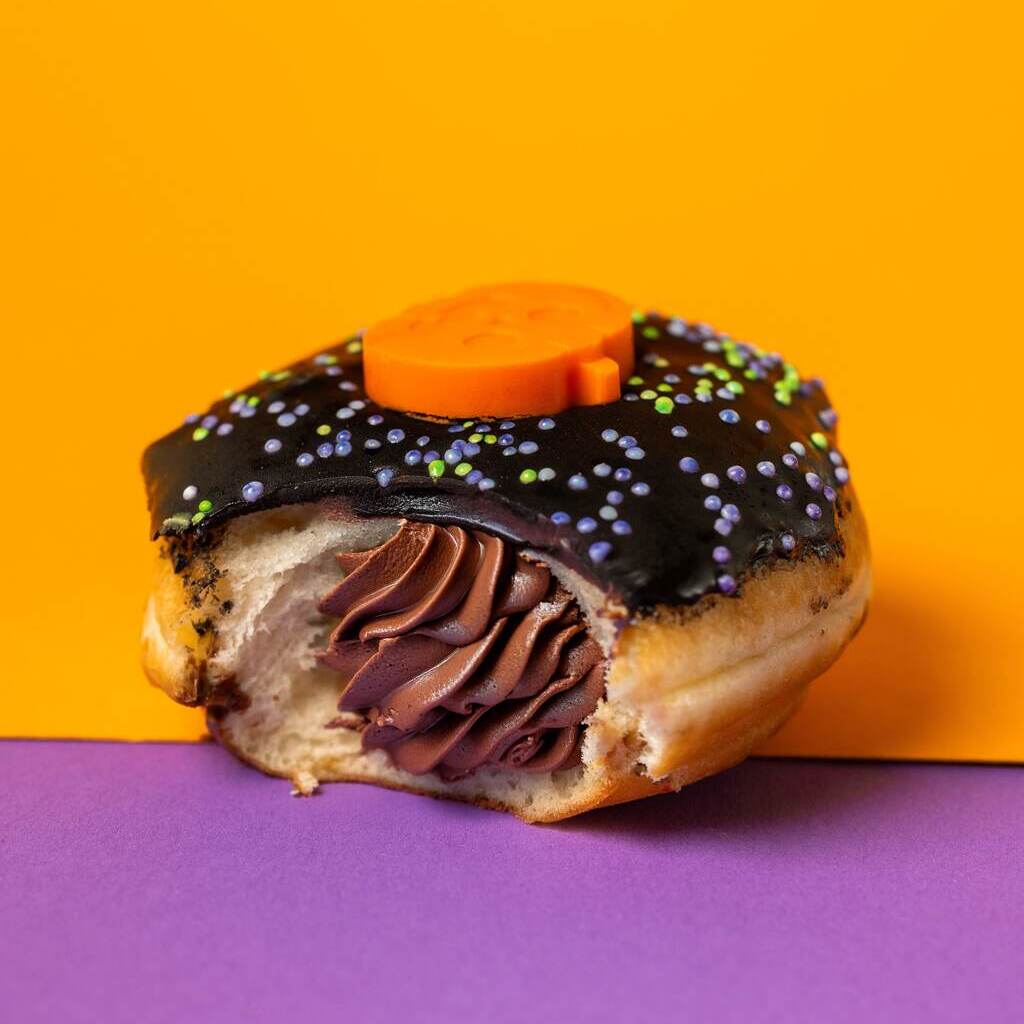 Confezione regalo di mini ciambelle di Halloween (VG)