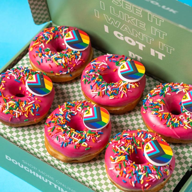 "Caja de regalo para donuts "Especial Orgullo