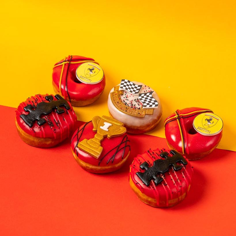 "Formula 1 Special" boîte cadeau de donuts (végétalien)
