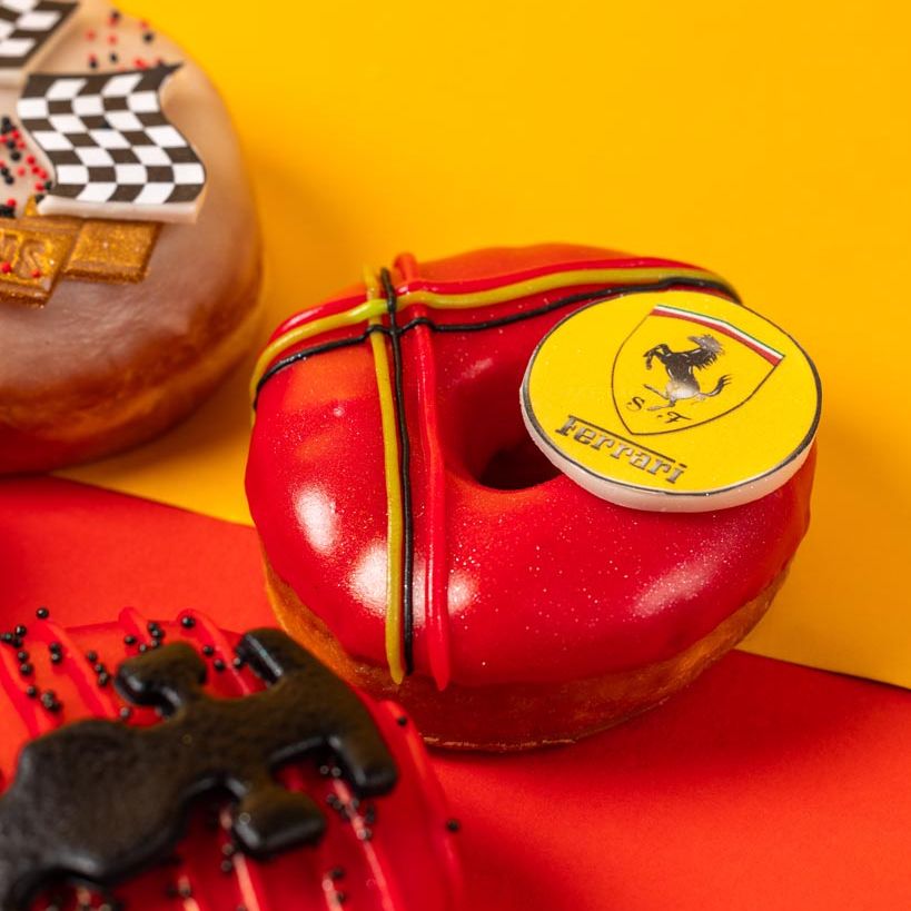 "Formula 1 Special" boîte cadeau de donuts (végétalien)