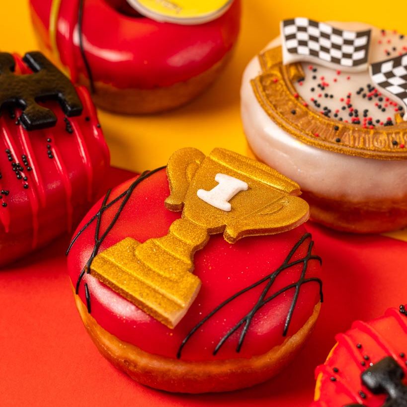 "Formula 1 Special" boîte cadeau de donuts (végétalien)