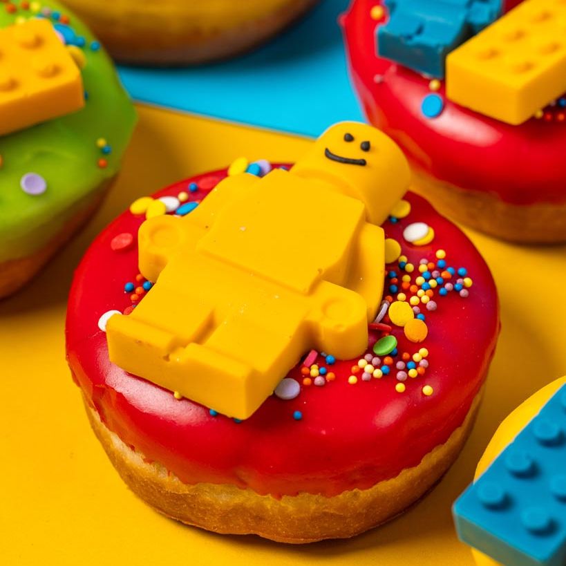 "Brick Party Special" donut gift box