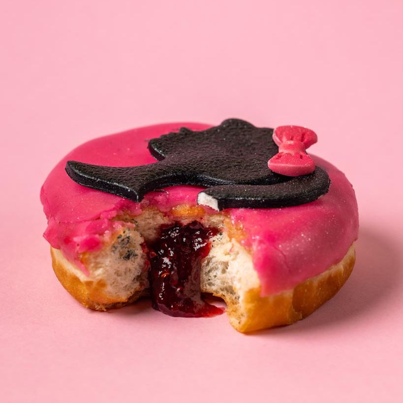 Caja de regalo de donuts "Especial Barbie" (vegano)