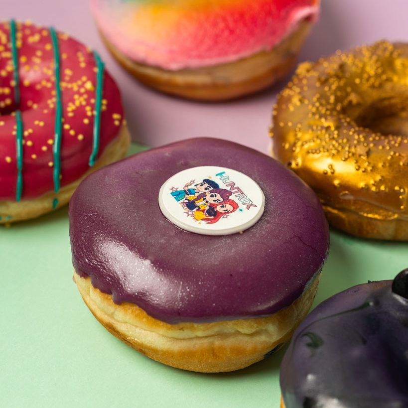 Caja regalo donut K-Pop (vegano)