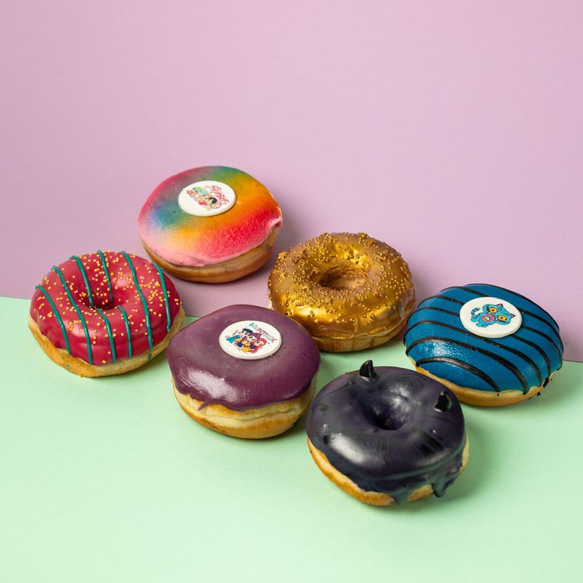 Caja regalo donut K-Pop (vegano)