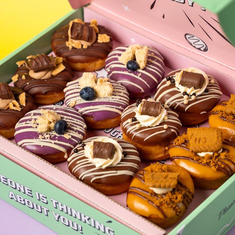 "Filled with Love" Mini-Donut Geschenkbox